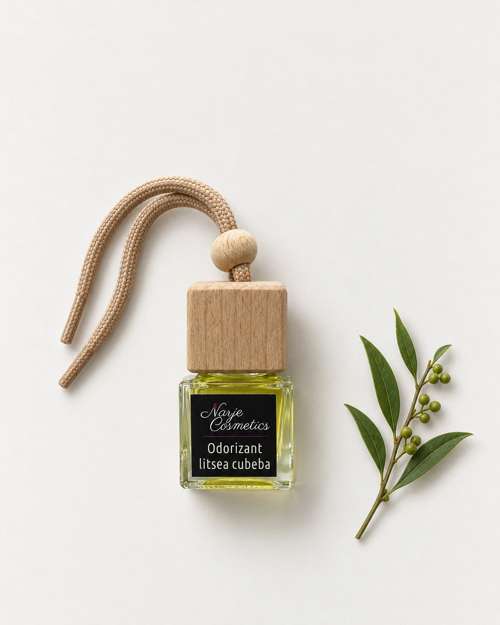 Odorizant natural pentru mașină și dulap cu litsea cubeba, 5 ml