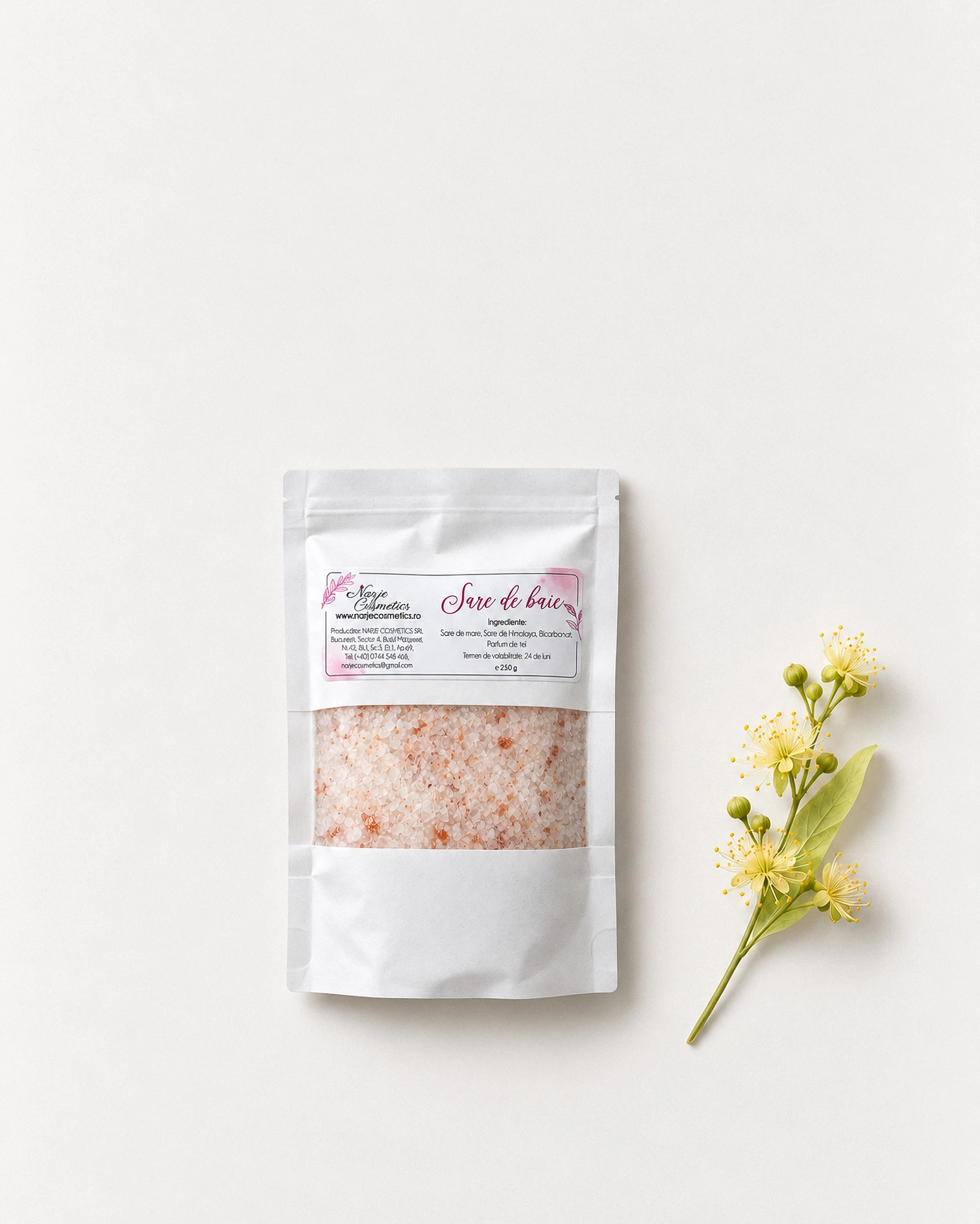 Sare de baie cu tei, 250 g